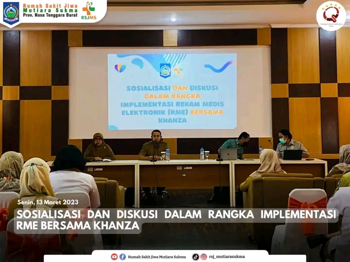 SOSIALISASI DAN DISKUSI DALAM RANGKA IMPLEMENTASI RME BERSAMA KHANZA